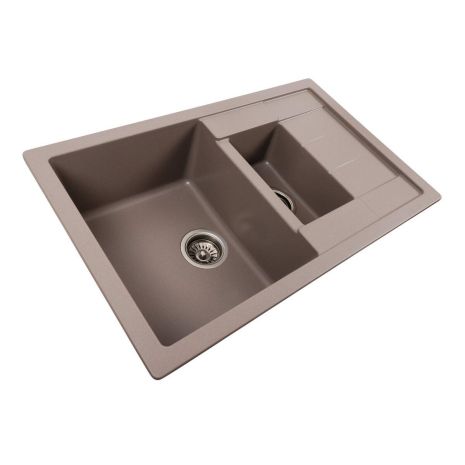 Гранитная мойка для кухни VALESO 7850W TOSKANA матовая Дюна