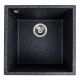 VALESO RUBA 4040 Гранитная кухонная мойка, матовая, Графит
