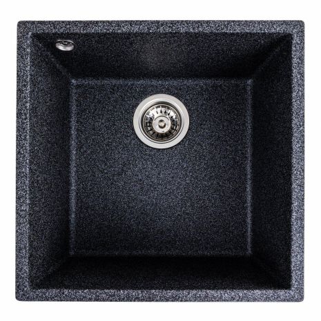 VALESO RUBA 4040 Гранитная кухонная мойка, матовая, Графит