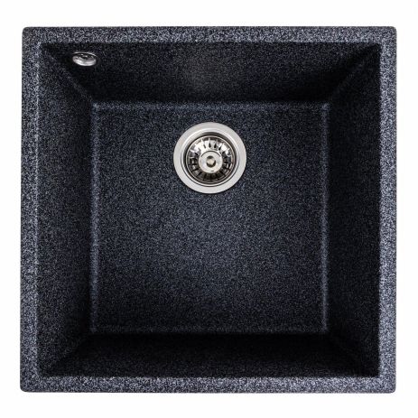 Гранітна мийка для кухні Platinum 4040 RUBA матовий Графіт Гранітна мийка для кухні Platinum 4040 RUBA матовий Графіт