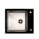 Platinum Handmade BLACK GLASS кухонная мойка 600x510x200