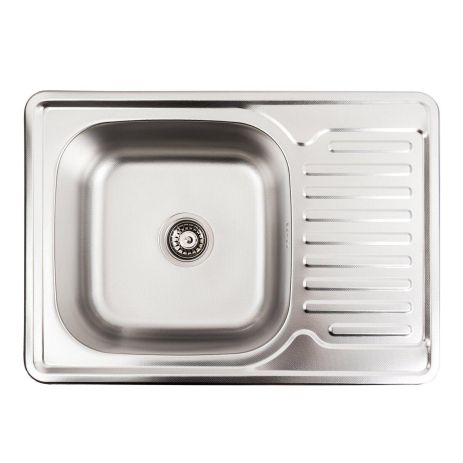 Кухонна мийка з нержавіючої сталі 7050 Platinum ДЕКОР (0,8/180 мм)