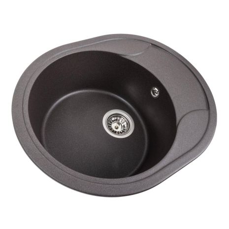 Гранитная кухонная мойка VALESO 5847 ONYX матовый Гренадин