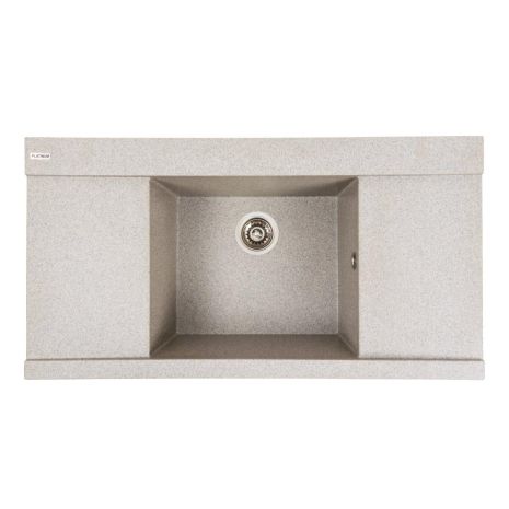 Гранитная мойка для кухни Platinum 9651 ATLAS серый Гранитная мойка для кухни Platinum 9651 ATLAS серый
