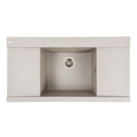 Гранитная мойка для кухни Platinum 9651 ATLAS серый Гранитная мойка для кухни Platinum 9651 ATLAS серый