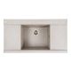 Гранитная мойка для кухни Platinum 9651 ATLAS серый Гранитная мойка для кухни Platinum 9651 ATLAS серый