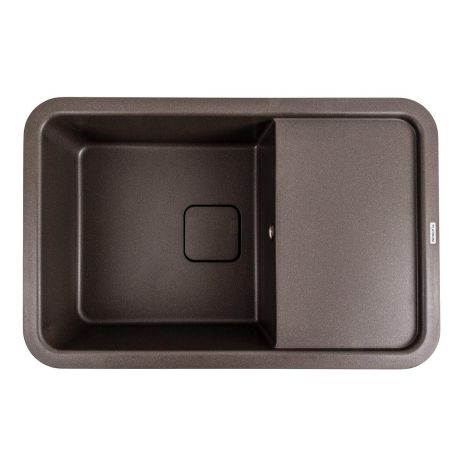Гранитная мойка для кухни Platinum 7850 CUBE матовая Темная скала Гранитная мойка для кухни Platinum 7850 CUBE матовая Темная скала