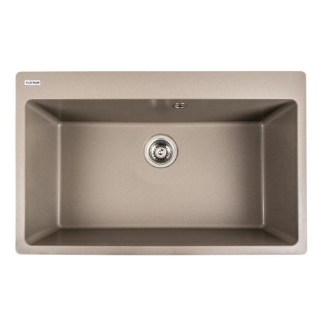 Гранитная мойка для кухни Platinum 7850 Bogema матовый Титан Гранитная мойка для кухни Platinum 7850 Bogema матовый Титан