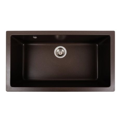 Гранитная мойка для кухни Platinum 7945 Paruana матовая Темная скала Гранитная мойка для кухни Platinum 7945 Paruana матовая Темная скала