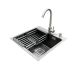 Комплект мийка + змішувач Romzha Arta Nova U-450BL A Комплект мийка + змішувач Romzha Arta Nova U-450BL A