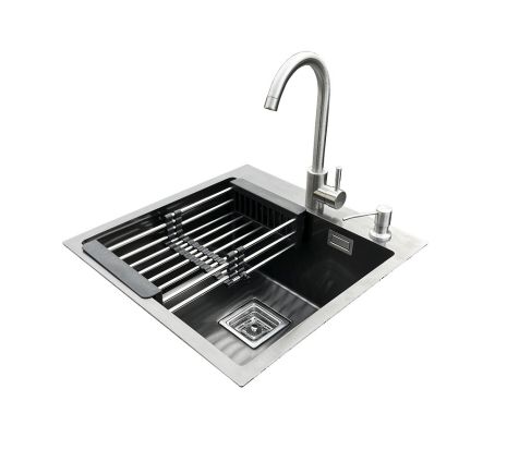 Комплект мийка + змішувач Romzha Arta Nova U-450BL A