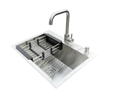 Комплект мийка + змішувач Romzha Arta Nova U-550 (B)