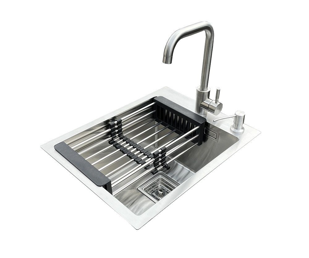 Комплект мийка + змішувач Romzha Arta Nova U-350 B Комплект мийка + змішувач Romzha Arta Nova U-350 B