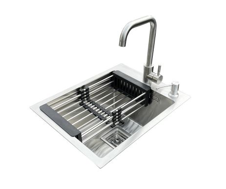 Комплект мийка + змішувач Romzha Arta Nova U-350 B Комплект мийка + змішувач Romzha Arta Nova U-350 B