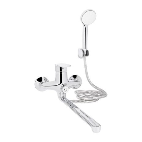 Змішувач для ванни Lidz Tani 0052 з поворотним виливом (з душовим гарнітуром) (k40) LDTAN0052CRM44960 Chrome Змішувач для ванни Lidz Tani 0052 з поворотним виливом (з душовим гарнітуром) (k40) LDTAN0052CRM44960 Chrome