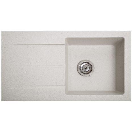 Кухонна мийка Romzha Quadro Biela (101)