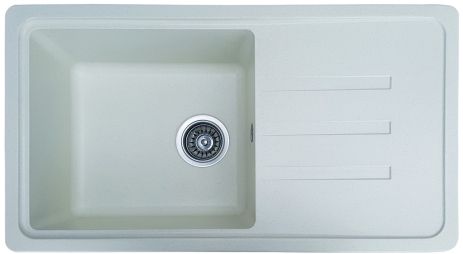 Кухонна мийка Romzha Trei 78 Biela (102)