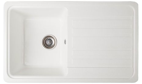 Кухонна мийка Romzha Regula 76 Biela (102)