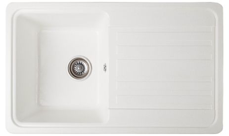Кухонна мийка Romzha Regula 76 Biela (102)
