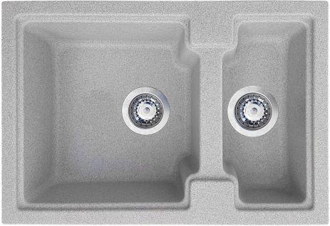 Кухонна мийка Romzha Patrat 62D Seda (602)