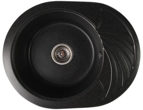 Кухонна мийка Romzha Rasa 60 Antracit (902)