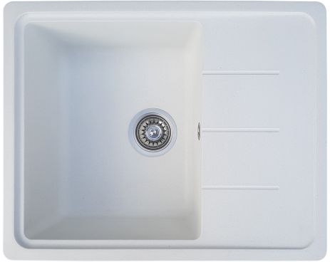 Кухонна мийка Romzha Patrat 62 Biela (102)