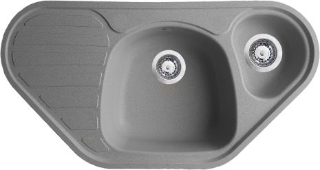 Кухонна мийка Romzha Elegancia 95B Seda (602)