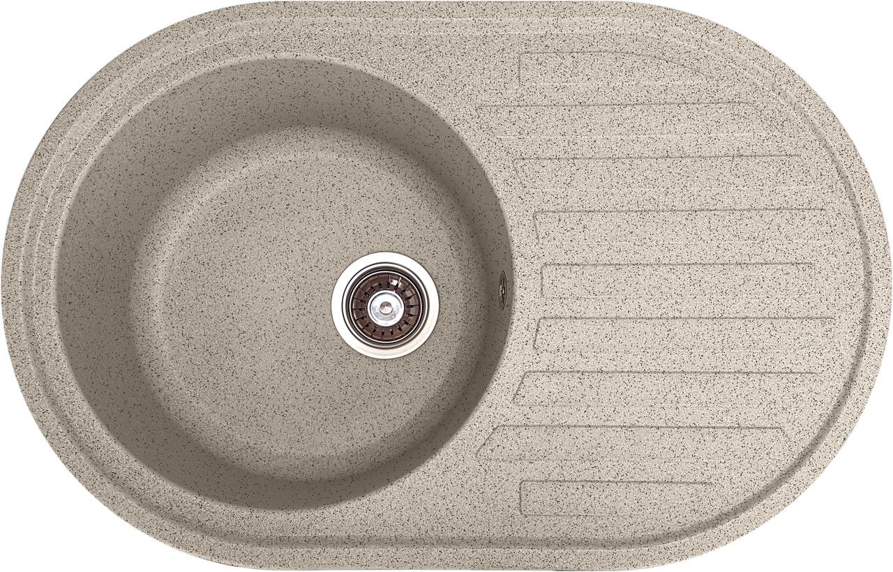 Кухонна мийка Romzha Elegancia 77 Gri (802) Кухонна мийка Romzha Elegancia 77 Gri (802)