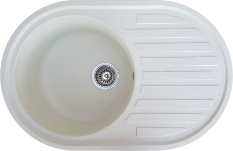 Кухонна мийка Romzha Elegancia 77 Biela (102) Кухонна мийка Romzha Elegancia 77 Biela (102)
