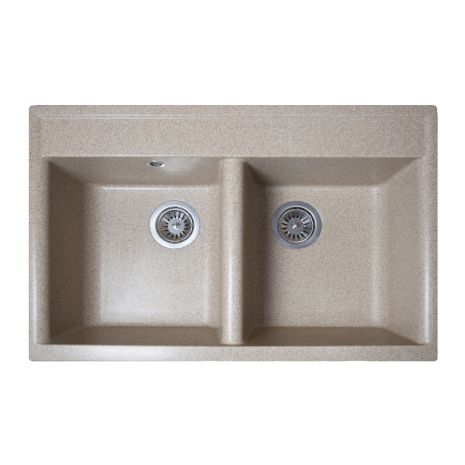 Кухонна мийка Romzha Valuri 78-2D Piesok (301)