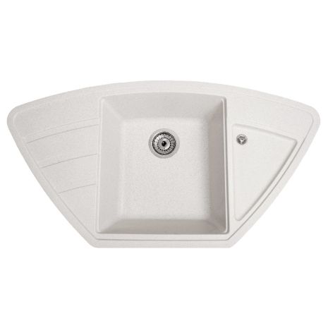 Кухонна мийка Romzha Jorum 98B Biela (101)