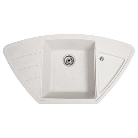 Кухонна мийка Romzha Jorum 98B Biela (101)