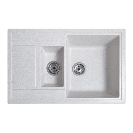 Кухонна мийка Romzha Jorum 78D Biela (101)