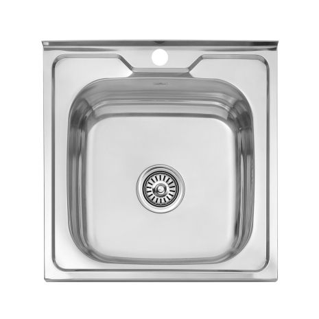 Кухонная мойка накладная Kroner KRP Polierte - 5050 (0.6 мм)