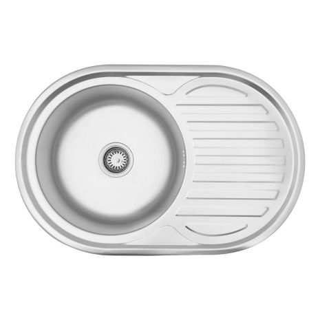 Кухонная мойка Kroner KRP Satin - 7750 (0.6 мм)