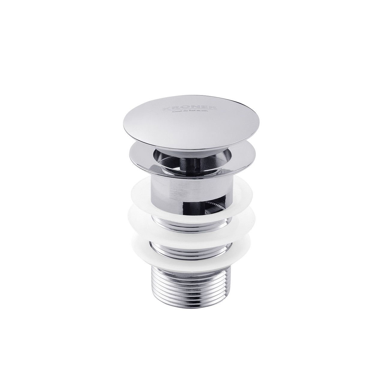 Донний клапан для раковин Kroner KRM — C962 — 1 1/4" з переливом Донний клапан для раковин Kroner KRM — C962 — 1 1/4" з переливом