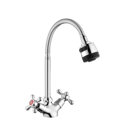 Змішувач для кухні з гнучким виливом Agua Toledo — C039