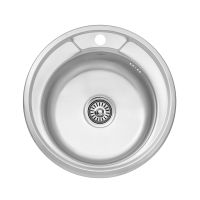 Кухонная мойка Kroner KRP Satin - 490 (0.8 мм) Эксклюзив