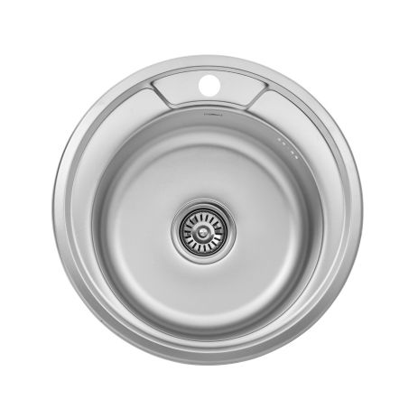 Кухонна мийка Kroner KRP Dekor — 490 (0.8 мм) Кухонна мийка Kroner KRP Dekor — 490 (0.8 мм)