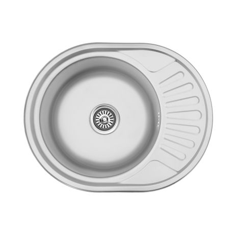 Кухонна мийка Kroner KRP Satin — 5745 (0.6 мм) Кухонна мийка Kroner KRP Satin — 5745 (0.6 мм)