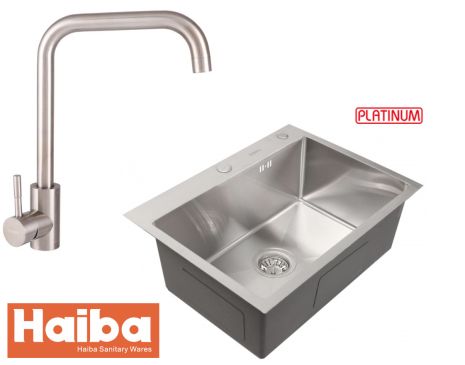 Набір мийка зі змішувачем із нержавіючої сталі