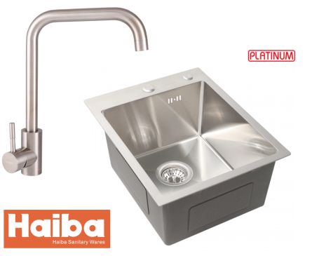 Набір мийка та змішувач HBSUS011GHMD4050