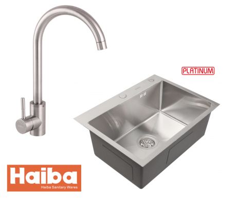 Набір мийка зі змішувачем із нержавіючої сталі HBSUS011GHMD6045