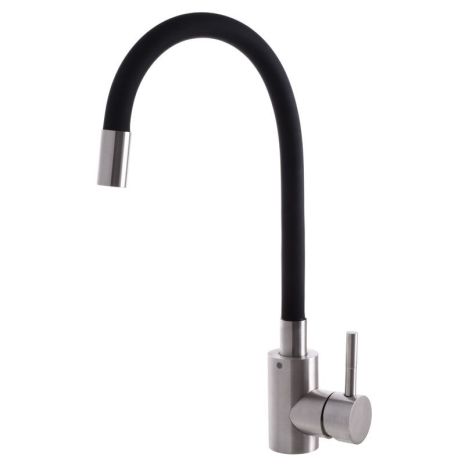 Смеситель для кухни с силиконовым изливом Champion SUS 011 Черный Смеситель для кухни с силиконовым изливом Champion SUS 011 Черный