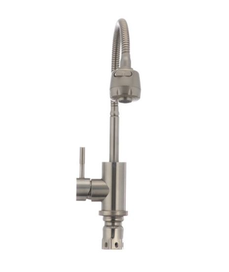 Змішувач із гнучким виливом із нержавіючої сталі MX SUS 011