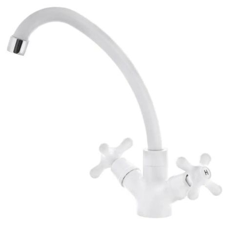 Змішувач для кухні з термопластику Amax 271 Білий