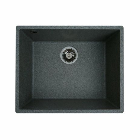 Гранітна мийка для кухні 5444 OASIS матова Сіра