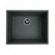 Гранітна мийка для кухні 5444 OASIS матова Сіра