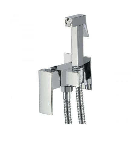 Змішувач для гігієнічного душу вбудованний HB Kubus 002 Chrome