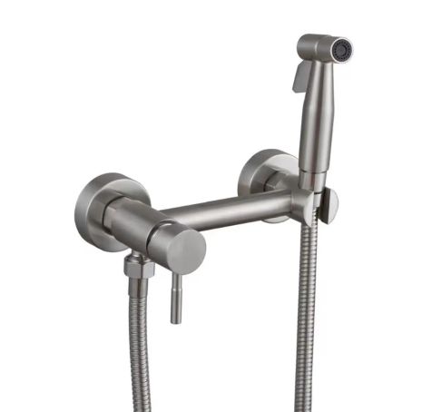 Змішувач для гігієнічного душу настінний із неіржавкої сталі SUS 222 Змішувач для гігієнічного душу настінний із неіржавкої сталі SUS 222